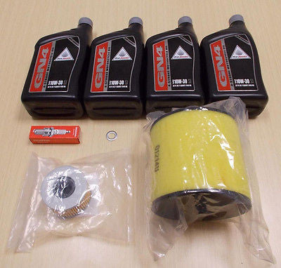 09 10 11 12 13 Honda Big Red MUV 700 UTV Complete OE Oil Service Tune-Up Kit