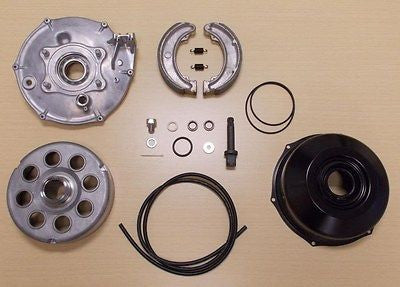 HONDA TRX 300 TRX300 REAR BRAKE KIT DRUM, PLATE, COVER, SHOES, SHAFT, SEALS