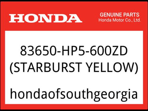 Honda OEM Part 83650-HP5-600ZD