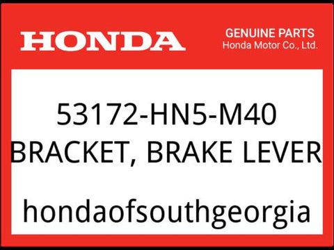 Honda OEM Part 53172-HN5-M40