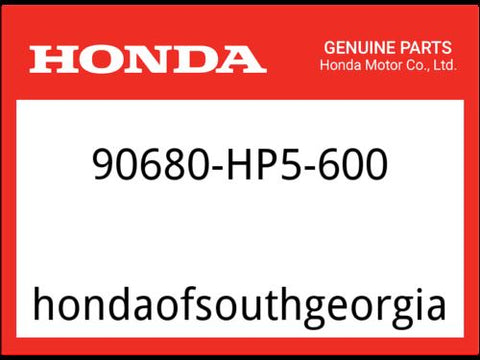 Honda OEM Part 90680-HP5-600