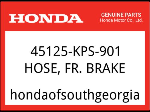 Honda OEM Part 45125-KPS-901