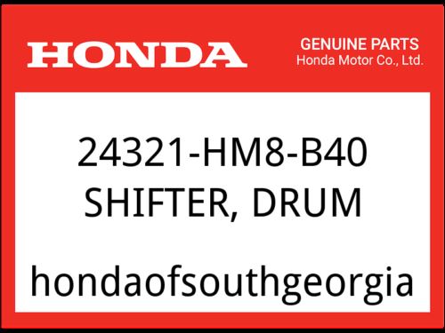 Honda OEM Part 24321-HM8-B40