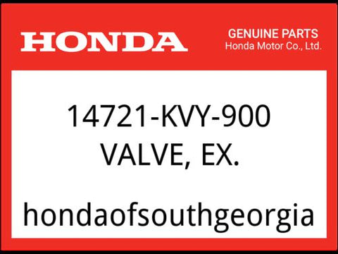 Honda OEM Part 14721-KVY-900