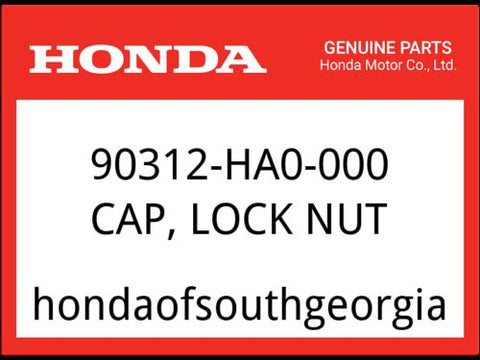 Honda OEM Part 90312-HA0-000