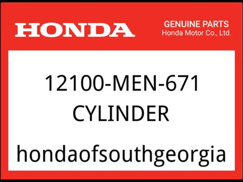 Honda OEM Part 12100-MEN-671