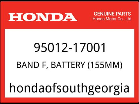 Honda OEM Part 95012-17001