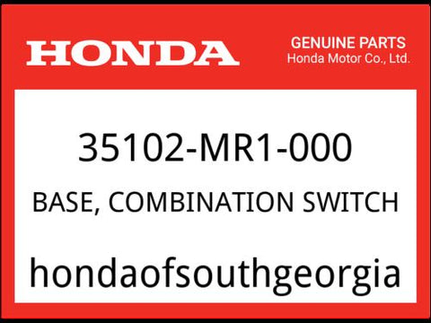 Honda OEM Part 35102-MR1-000