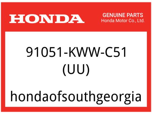 Honda OEM Part 91051-KWW-C51