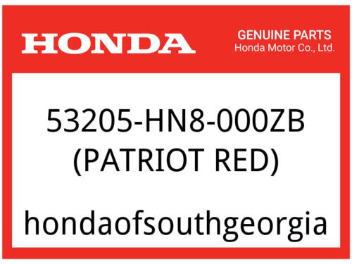 Honda OEM Part 53205-HN8-000ZB