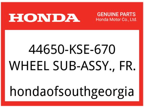 Honda OEM Part 44650-KSE-670