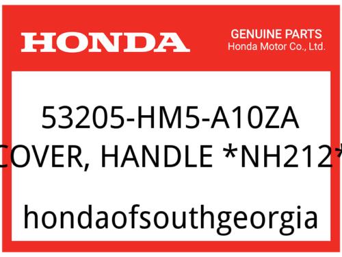 Honda OEM Part 53205-HM5-A10ZA