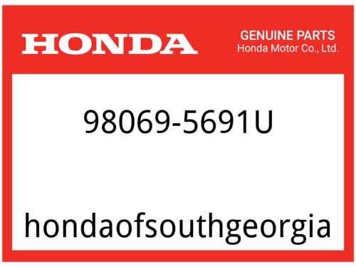 Honda OEM Part 98069-5691U