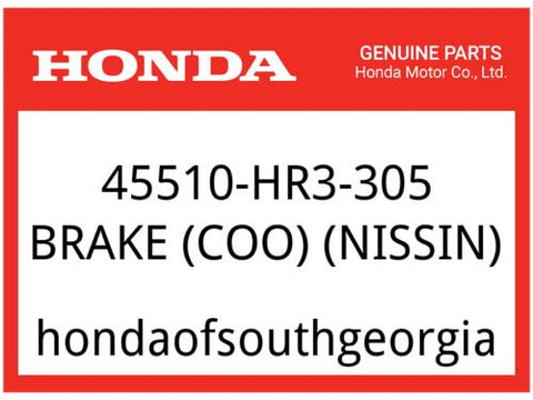 Honda OEM Part 45510-HR3-305