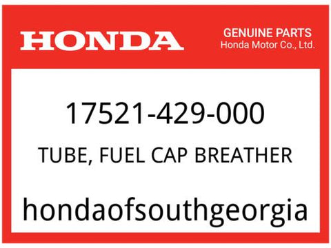 Honda OEM Part 17521-429-000