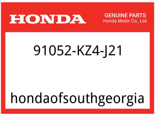 Honda OEM Part 91052-KZ4-J21