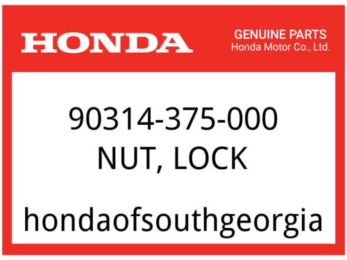 Honda OEM Part 90314-375-000