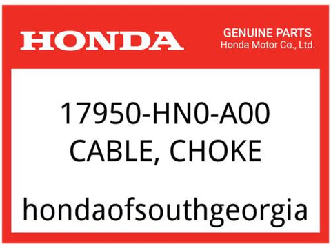 Honda OEM Part 17950-HN0-A00