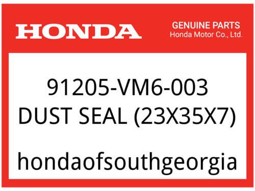 Honda OEM Part 91205-VM6-003