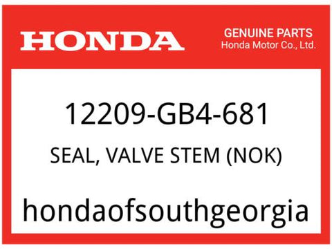 Honda OEM Part 12209-GB4-681