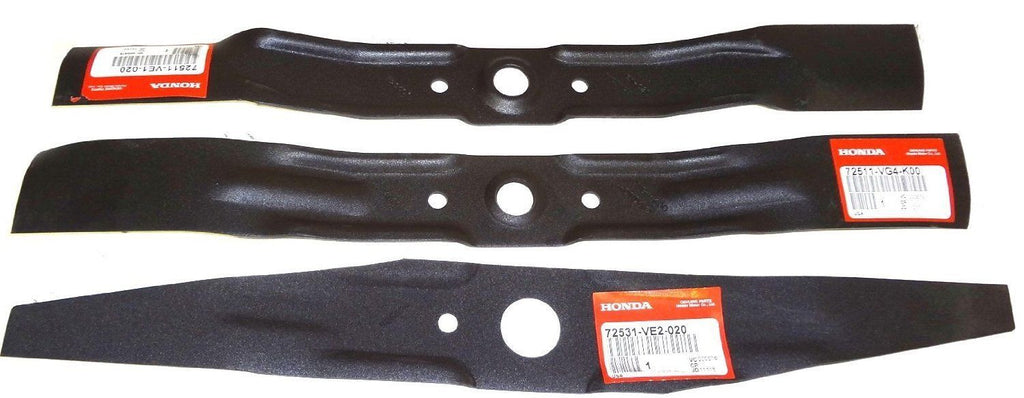 Genuine Honda OEM Complete Mower 3 Blade Set (upper, lower, optional mulching)